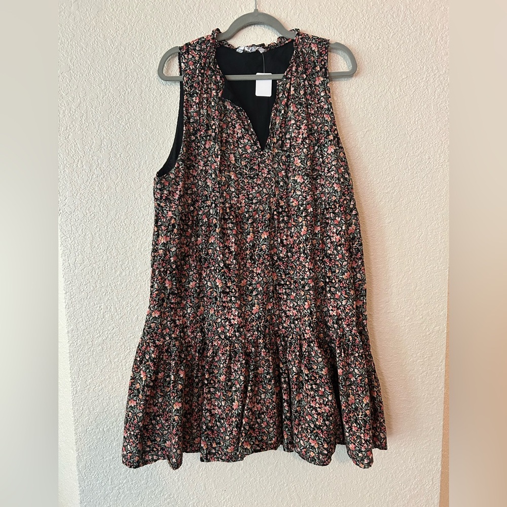 Ditsy Floral Sleeveless Mini Dress BB Dakota by Steve Madden size XL